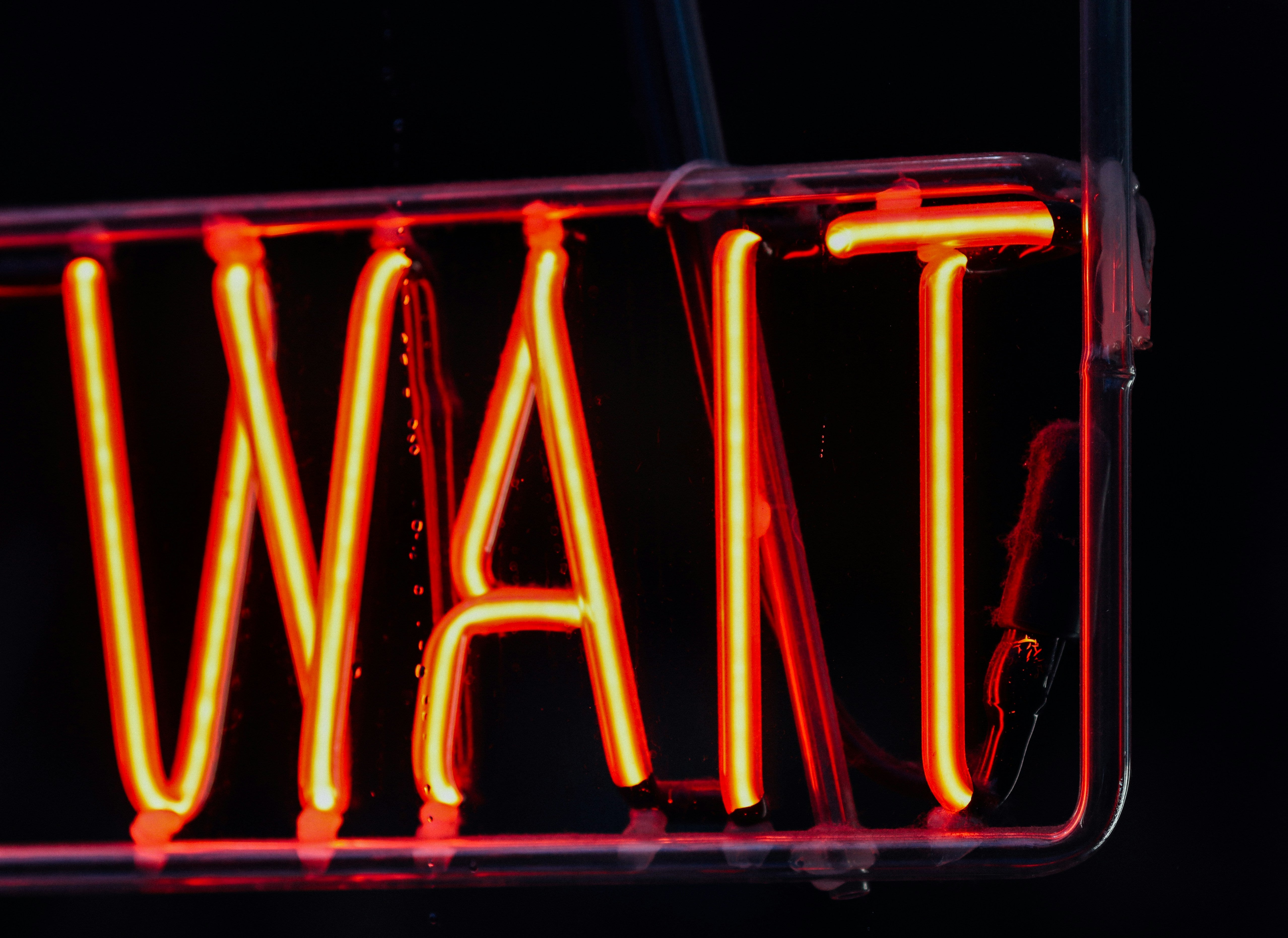 Wait sign